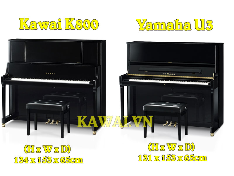 so-sanh-kich-thuoc-dan-piano-kawai-k800-yamaha-u3