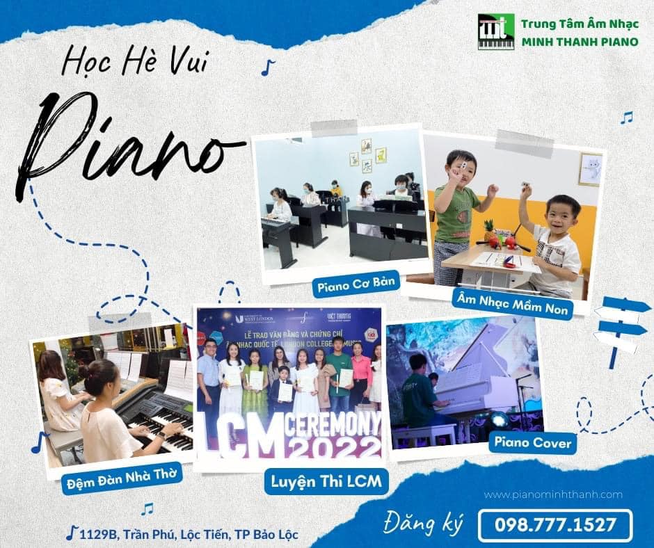 lớp học piano tại bảo lộc