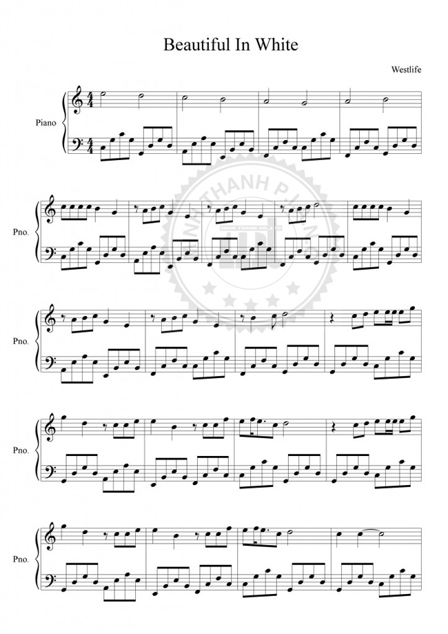 beautiful-in-white-piano-sheet