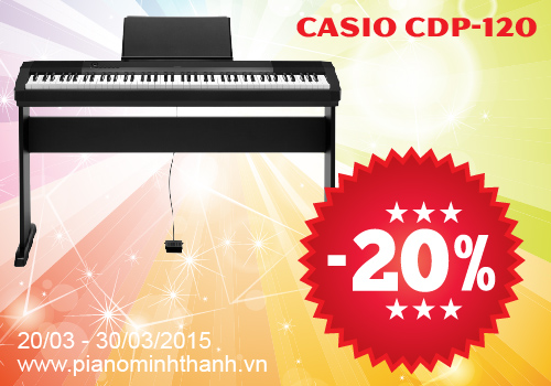 khuyen mai piano dien Casio CDP120