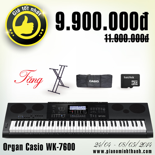 dan organ casio WK-7600