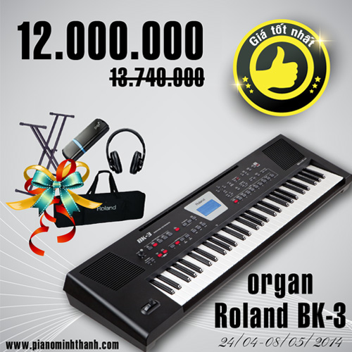 organ roland bk-3 giam gia