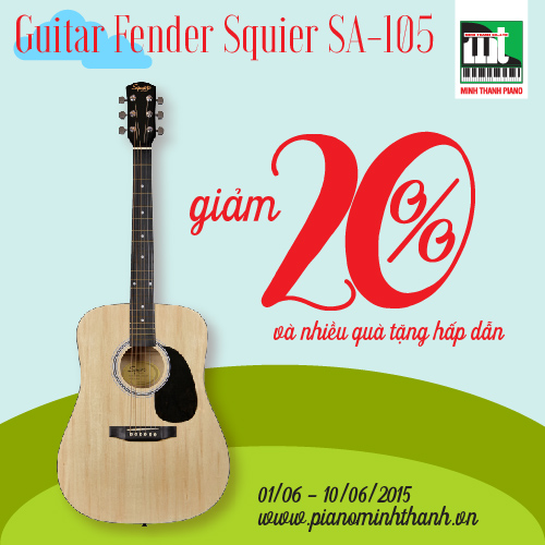 dan guitar squier sa-105