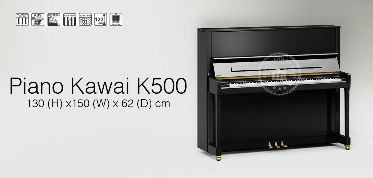 banner piano kawai k500