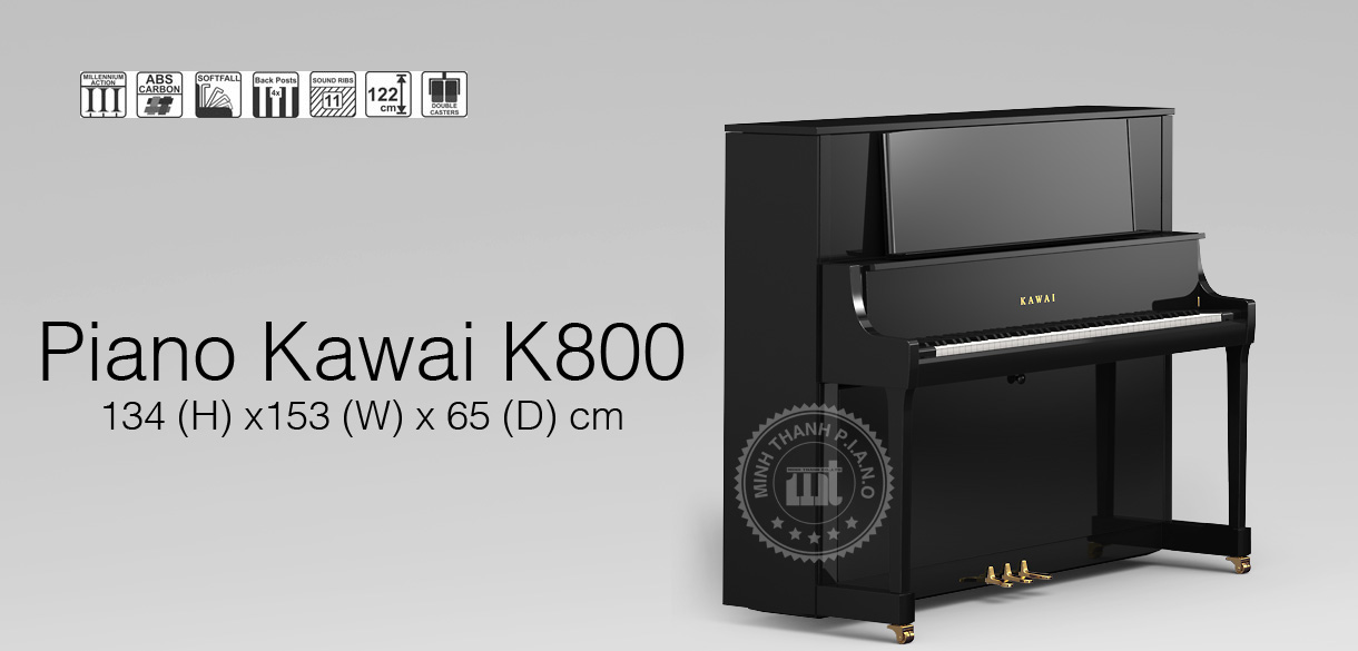 banner piano kawai k800