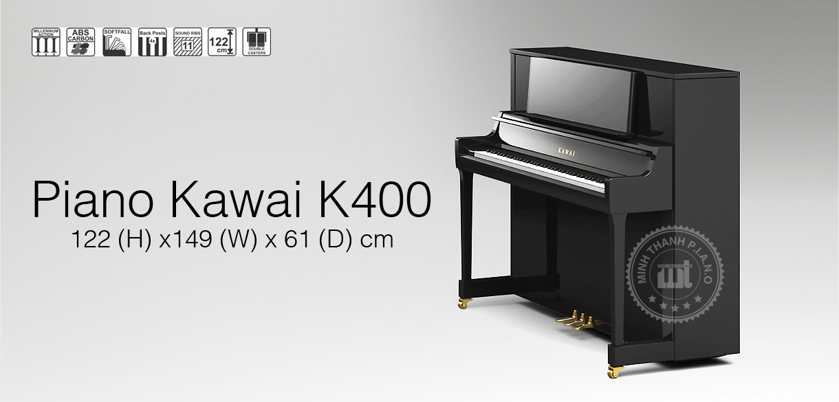 banner piano kawai k400