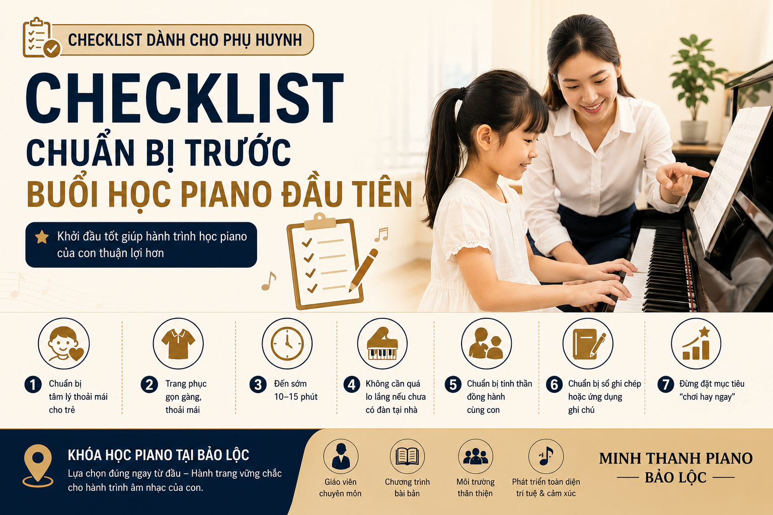 học piano tại Bảo Lộc