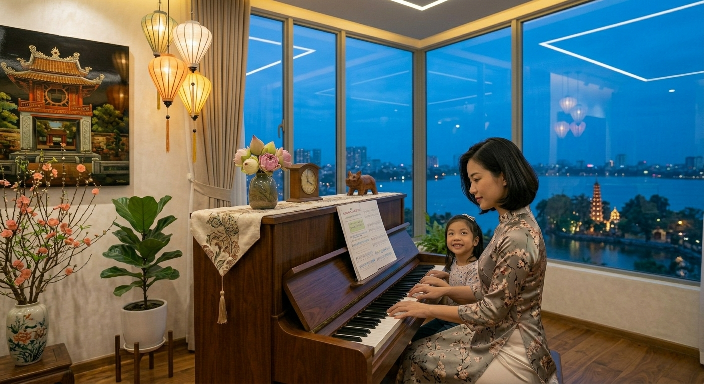 khóa học piano cho bé