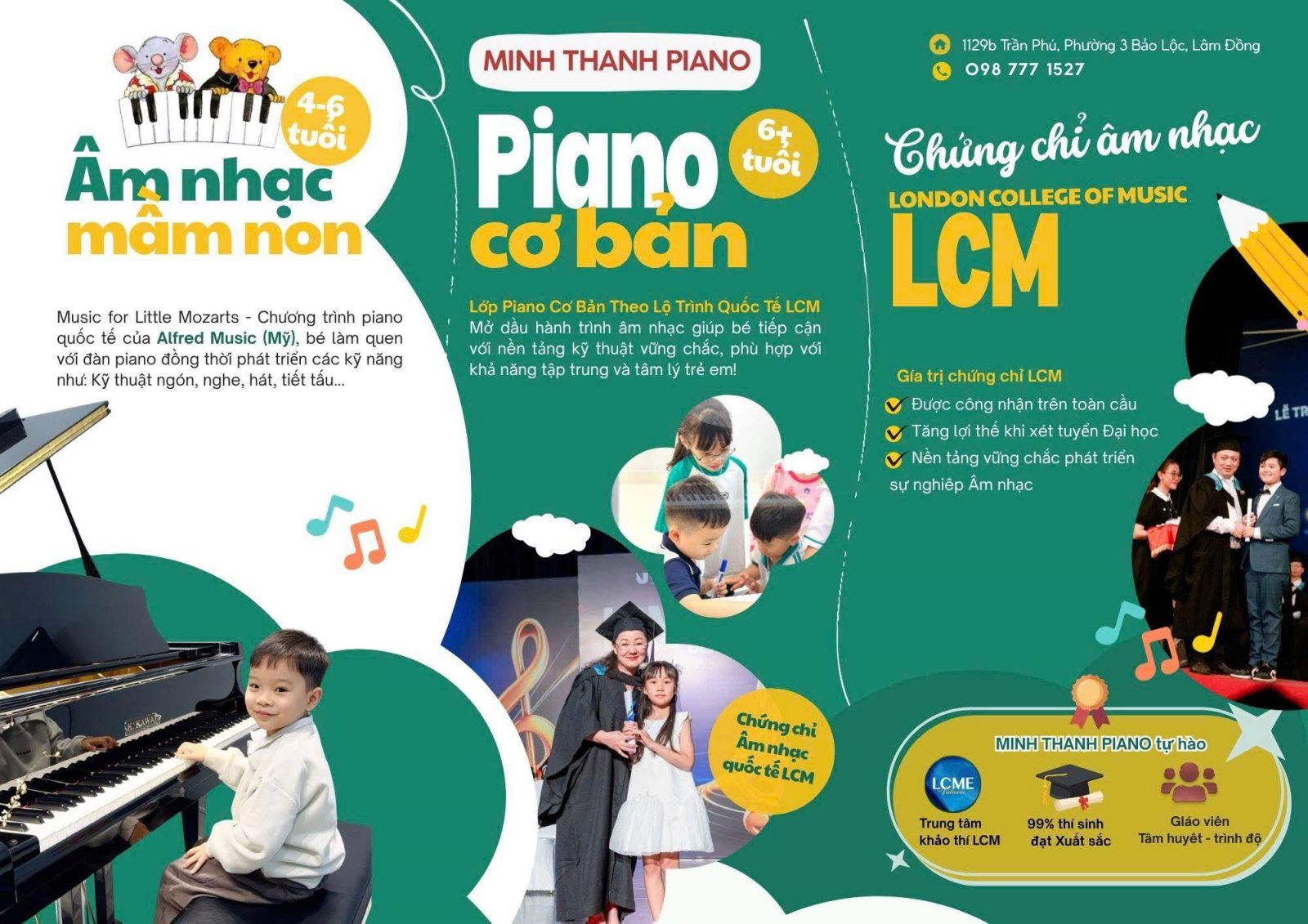 piano cho bé từ 4 tuổi