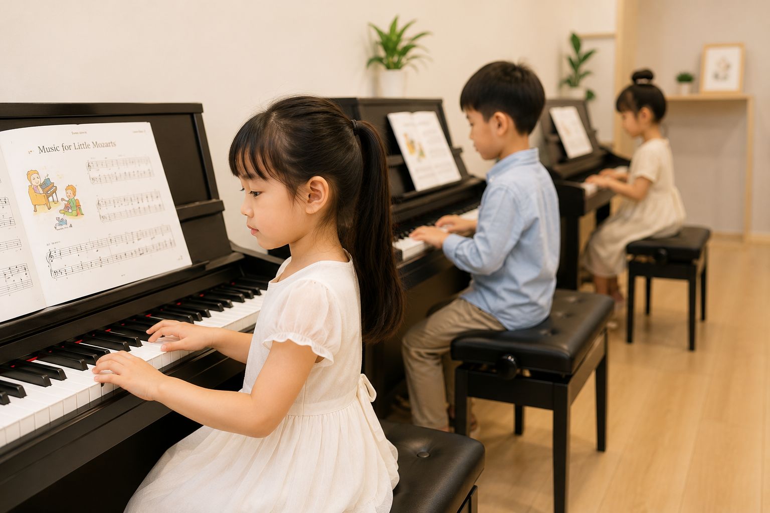 lớp piano cho trẻ em tại Bảo Lộc