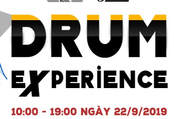 TRẢI NGHIỆM TRỐNG CÙNG CÁC DRUMMERS NỔI TIẾNG TẠI DRUM EXPERIENCE