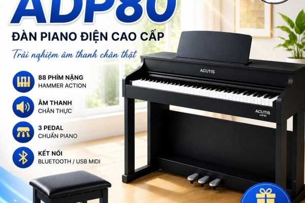 Đàn piano Điện Acutis ADP80 có tốt không?